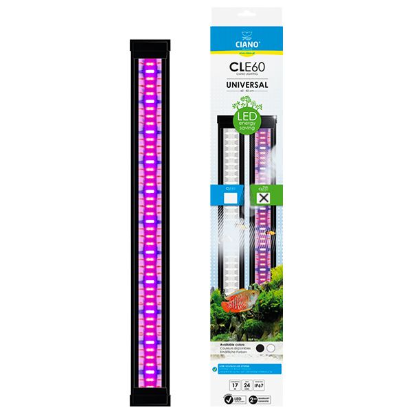 CIANO CLE60 Plants Noir - Rampe LED pour aquarium Ciano