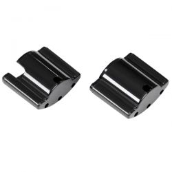 AQUATLANTIS Embouts en plastique noir pour rampes EasyLED Universal