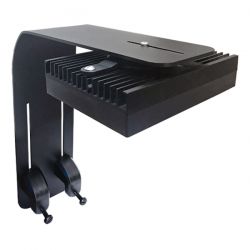 D-D H2OCEAN Slimline Designer Bracket Noir GEN2 - Support de cuve pour toute rampe LED Hydra