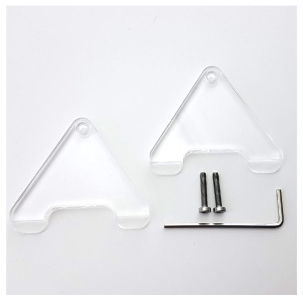 DAYTIME onex® Set d’adaptateurs Acrylique - Support pour rampe LED