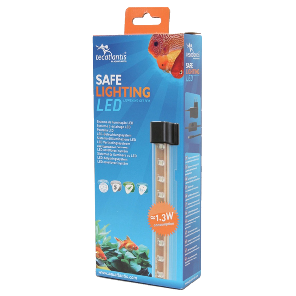 AQUATLANTIS Safe Lightning 12 LED Rampe LED pour aquarium d'eau douce - 30 cm