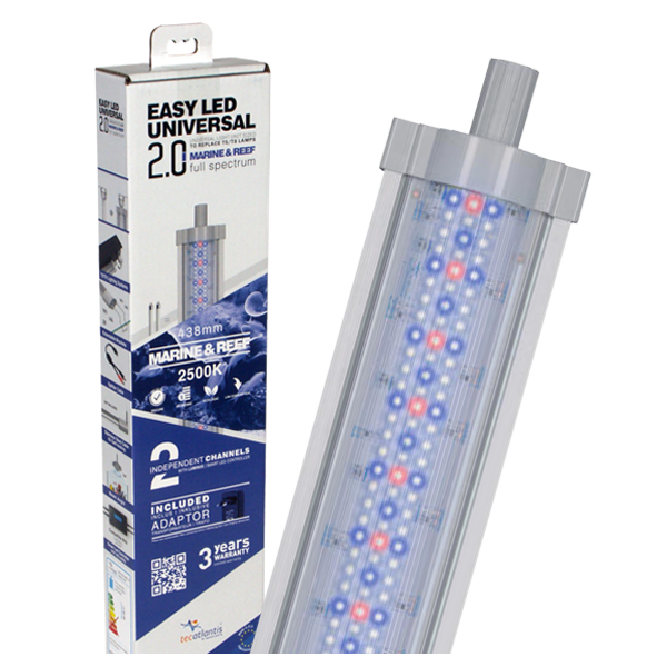AQUATLANTIS Rampe LED EasyLED Universal 2.0 Eau Douce- 6800K - 590mm